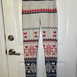 Goldsheep Festive Nordic Pattern Leggings‎